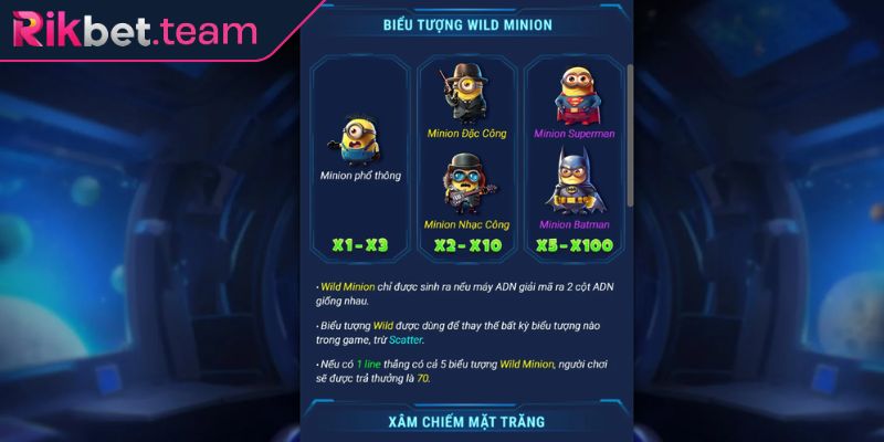 Lý do nên chọn Minion tại Rikbet